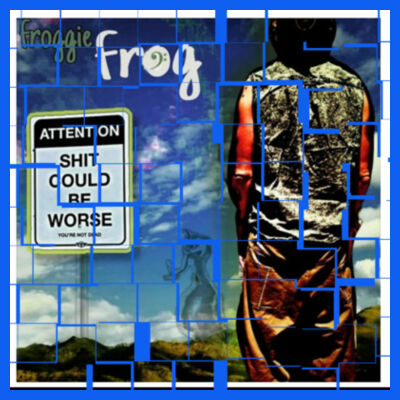 [froggie] frog_Could Be Worse_T-Shirt_Sapphire Design