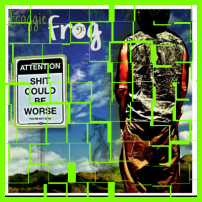 [froggie] frog_Could Be Worse_T-Shirt_Lime Design