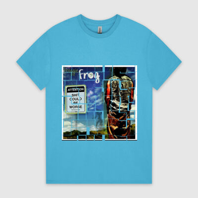 [froggie] frog_Could Be Worse_T-Shirt_Sapphire Thumbnail