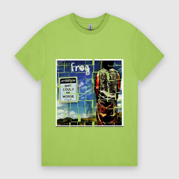 [froggie] frog_Could Be Worse_T-Shirt_Lime Thumbnail